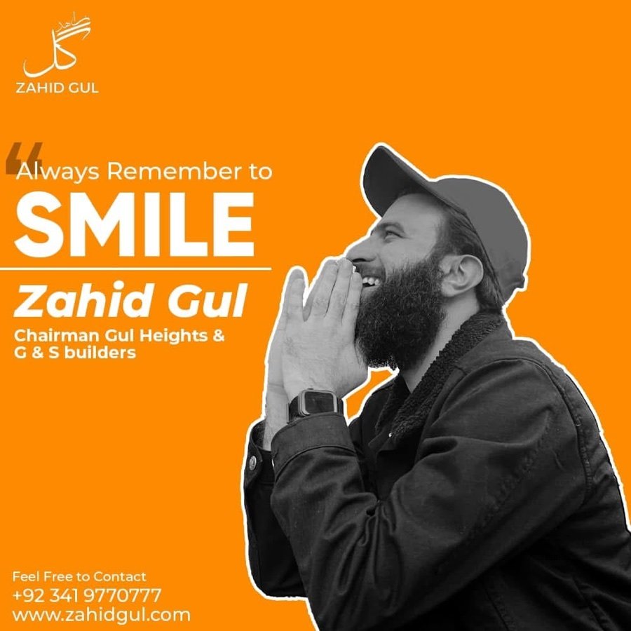 Zahid Gul, Chairman of Gul Heights and G&S Builders